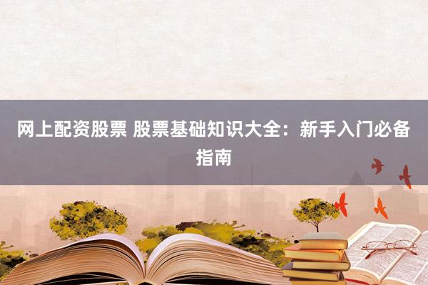 网上配资股票 股票基础知识大全：新手入门必备指南