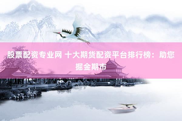 股票配资专业网 十大期货配资平台排行榜：助您掘金期市
